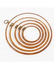 Drewniane bambusowe oprawki tamborek pierścień koło okrągłe pętli do maszyna do haftu krzyżykowego ręcznie Needlecraft DIY przyr