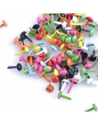 100 sztuk mieszane Multicolor okrągłe metalowe kołki Brads zdobienie sztyfty zapięcia metalowe kołki rzemiosło DIY i kolce cp111