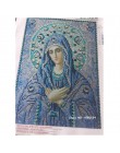RUBOS Icon Saint Matrona moskwa DIY 5D diamentowa mozaika diamentowa haftowany obraz ścieg krzyżykowy religia koralik szkło krys