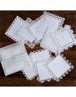 InLoveArts 10 sztuk drążą wzmocniony papier motyl kwiat-okno koronki Retro dekoracyjna naklejka DIY Scrapbooking etykieta pamięt