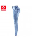 2096 Youaxon klasyczne jeansy w stylu distressed kobiety średnio wysoka talia rozciągliwe zgrywanie prawdziwe spodnie dżinsowe o