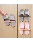 Składany półka na buty podwójna warstwa kapcie stojak na buty organizator do montażu na ścianie kapcie półka wisząca uchwyt do p