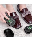 Dwustronna gąbka buty Brusher wielofunkcyjne bezbarwne buty wosk do polerowania szczotka do pielęgnacji skóry buty polerka narzę