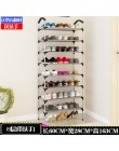 10 warstwy metalu/płótnie stojak na buty buty półka do przechowywania organizator drzwi zdejmowane szafka na buty półka dom umeb
