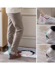 Łyżka do butów leniwy Unisex nosić łyżka do butów zawód wygodny pomocnik Shoehorn Shoe łatwe zakładanie i zdejmowanie solidna po