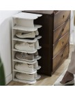 6-warstwa do układania w stos szafka na buty kreatywny składany oszczędność miejsca schowek na ubrania Rack praktyczne wielowars