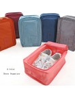 6 kolor podróży buty organizator etui do przechowywania łatwe torba na zamek błyskawiczny wodoodporna pralnia zestaw do przechow