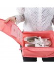 6 kolor podróży buty organizator etui do przechowywania łatwe torba na zamek błyskawiczny wodoodporna pralnia zestaw do przechow