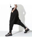 [EAM] 2020 nowych moda wiosna czarna porządna kieszenie sznurkiem przyczynowe luźne duże rozmiary kobiet wysokiej talii spodnie 