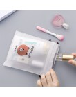 Niedźwiedź brunatny wodoodporny kosmetyk B kobiety podróżna kosmetyczka na produkty do makijażu Zipper Makeup Bath Organizer pok