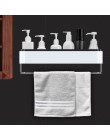 GESEW przechowywanie w łazience naścienne półeczki na drobiazgi ręcznik kąpielowy Organizer do kuchni WC Home Garden akcesoria ł