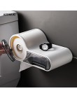Wielofunkcyjny darmowym przepychaczem pudełko na chusteczki uchwyt na papier toaletowy uchwyt na papier plastikowy pojemnik do p