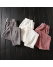 Jesienno-zimowe spodnie sztruksowe damskie Plus rozmiar 3XL w pasie Harem spodnie dorywczo spodnie sztruksowe damskie Pantalon M