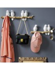 Żywica ptaki figurki haki ścienne dekoracyjne dekoracje do domu klucz akcesoriów torba torebka płaszcz uchwyt na półkę ścienny w