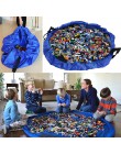 Nowa przenośna torba do przechowywania zabawek dla dzieci i mata do zabawy Lego Toys Organizer etui ze sznurka moda praktyczne t