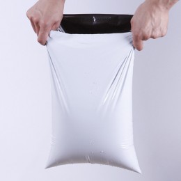 50 sztuk/partii biały torba kurierska koperta z torby do przechowywania torba listonoszka torebki wysyłkowe siebie uszczelka sam
