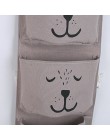 3 kieszenie śliczne naścienne worek do przechowywania szafa organizator ubrania wisząca torba do przechowywania pokrowiec dzieci