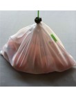 5 sztuk/zestaw Food Grade bezpieczeństwo i ochrona środowiska torby wielokrotnego użytku czarna lina z siatki do przechowywania 