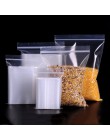 100 sztuk przezroczyste małe plastikowe torby z zamkiem błyskawicznym biżuteria żywności z możliwością wielokrotnego zamykania t