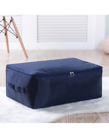 Nowy 1 sztuk tkanina do domu torba do przechowywania kołdry o dużej pojemności Oxford organizer odzieży pojemnik Case składany s