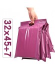 50 sztuk/partii fioletowy Tote Bag ekspresowe torby kurierskie torby samoprzylepne samoprzylepne grube wodoodporne plastikowe ko