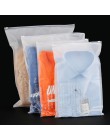 StoBag 10 sztuk matowy wyczyść opakowanie z tworzywa sztucznego tkaniny torba do przechowywania podróżna etui wodoodporne etui n