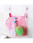 Przyssawka kosze netto przechowywanie narzędzi domowych ekologiczna siatka łazienkowa torba składana dziecko zabawka do kąpieli 