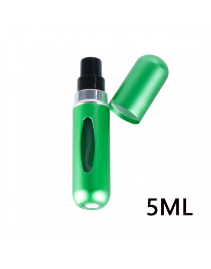 Anpro 5 ml / 8 ml przenośny Travel Mini pojemnik aluminiowa butelka do perfum w sprayu wielokrotnego napełniania puste przechowy