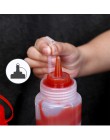 1 szt. Plastikowe butelki z kroplomierzem pusta kuchnia butelka oleju pojemnik na przyprawy miękki dozownik na płyn, sałatkę, so