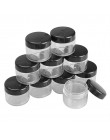 Hot sprzedaży 10 sztuk plastikowy pojemnik do przevhowywania Box Nail Art kosmetyczne koralik Gems Case butelka Pot DC112