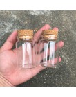 80ml szklane butelki z korkami małe przezroczyste Mini pusty szklany fiolki słoiki pojemnik wyczyść Food Botlles ekologiczne 12 