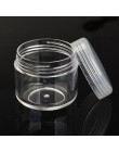 10 sztuk/paczka puste plastikowe jasne kosmetyczne Jar Pot Eyeshadow pojemnik na krem do twarzy Mini Box próbki garnki żel Box 1