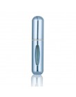Anpro 5ml wielokrotnego napełniania Mini Spray do perfum butelka Spray aluminiowy Atomizer przenośna kosmetyczka podróżna pojemn