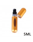 Przenośny 5 ml / 8 ml Travel Mini pojemnik aluminiowa butelka do perfum w sprayu wielokrotnego napełniania puste pojemniki kosme