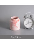 Pędzel do makijażu ceramiczny pojemnik do przechowywania różowy ceramiczny butelka do przechowywania organizer do przechowywania