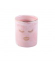 Pędzel do makijażu ceramiczny pojemnik do przechowywania różowy ceramiczny butelka do przechowywania organizer do przechowywania