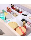 8 sztuk szuflady organizery przechowywanie najlepsze blokujące wąskie dzielniki do szuflad Box torba do łazienki biuro kuchnia p