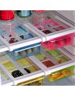 Ekologiczny wielofunkcyjny kuchenny pojemnik do lodówki Rack lodówka z zamrażarką uchwyt półki żywności organizator szuflady do 