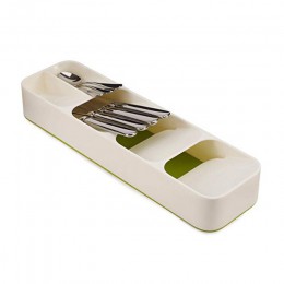 Ekologiczna szuflada kuchenna taca na zastawę nóż łyżka widelec zastawa stołowa separacja schowek sztućce Organizer