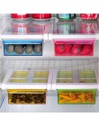 Ekologiczny wielofunkcyjny kuchenny pojemnik do lodówki Rack lodówka z zamrażarką uchwyt półki żywności organizator szuflady do 
