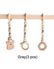 Styl skandynawski Baby Gym Play przedszkole Sensory Ring-pull zabawka drewniana rama niemowlę pokój maluch wieszak na ubrania pr