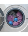 Niebieski wielokrotnego użytku mycie kulka do suszarki na odzież narzędzia do czyszczenia proszek do prania piłka akcesoria łazi