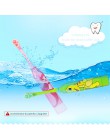 1 sztuk Cartoon śliczne dzieci automatyczne elektryczna ultradźwiękowa wodoodporna szczoteczka do zębów wygodne przenośne zdrowi