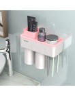 UNITOR plastikowy uchwyt ścienny uchwyt na szczoteczki do zębów automatyczny dozownik pasty do zębów przybory toaletowe regał ma