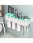 UNITOR plastikowy uchwyt ścienny uchwyt na szczoteczki do zębów automatyczny dozownik pasty do zębów przybory toaletowe regał ma