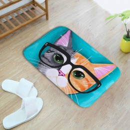 Dropship 40*60cm kot kreskówkowy zwierząt antypoślizgowa mata kąpielowa na dywan łazienkowy dywaniki Tapis Salle De Bain