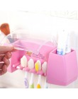 Plastikowy uchwyt na szczoteczki do zębów łazienka organizer akcesoria narzędzia stojak do przechowywania pasty do zębów golarka