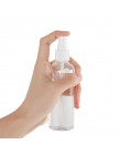 1 sztuk przezroczyste puste butelki z rozpylaczem 30ml/50ml/100ml przenośne butelki wielokrotnego napełniania kosmetyczne odkaża