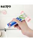 BAISPO 2 sztuk/zestaw Rolling pasta do zębów dozownik Tube Partner Sucker wiszące stojak do przechowywania pasty do zębów łazien