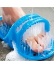 Plastikowe buty do kąpieli usuń martwa skóra masaż pantofel narzędzia do pielęgnacji stóp Scrubber z pędzlem buty do kąpieli do 